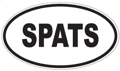 SPATS - Oval Magnet