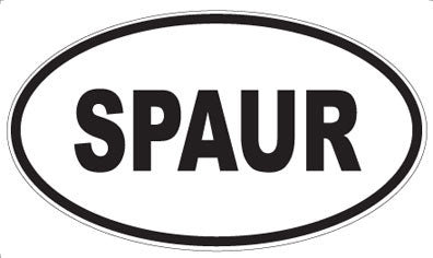 SPAUR - Oval Magnet