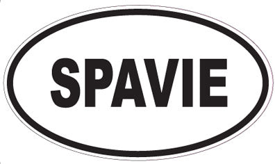 SPAVIE - Oval Sticker