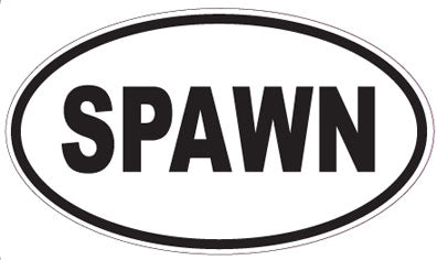 SPAWN - Oval Magnet