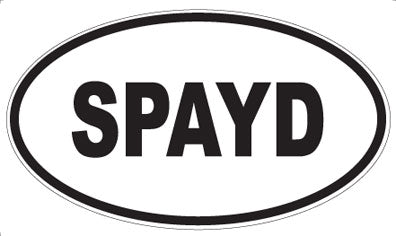 SPAYD - Oval Magnet