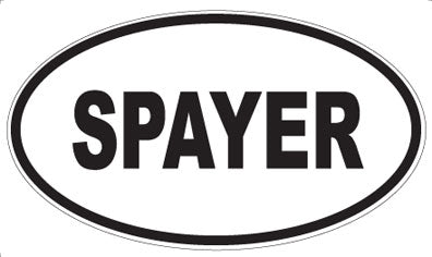 SPAYER - Oval Magnet