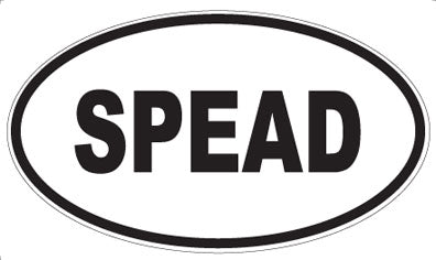 SPEAD - Oval Magnet