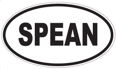 SPEAN - Oval Magnet