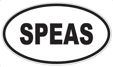 SPEAS - Oval Magnet