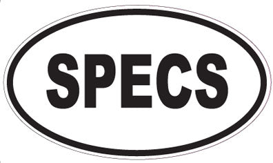 SPECS - Oval Magnet