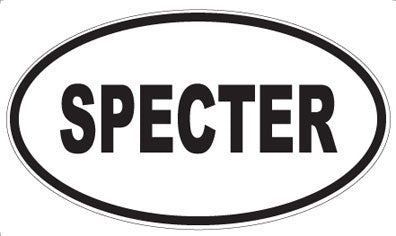 SPECTER - Oval Magnet