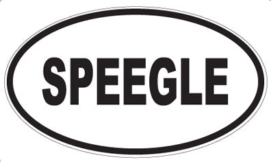 SPEEGLE - Oval Magnet