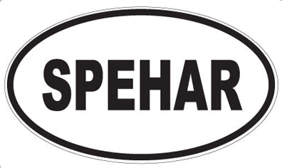 SPEHAR - Oval Sticker