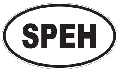 SPEH - Oval Magnet