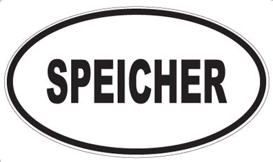 SPEICHER - Oval Magnet