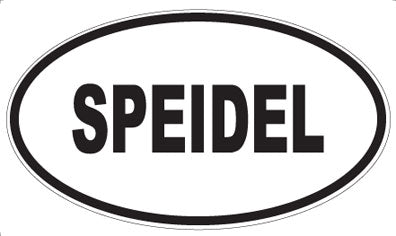 SPEIDEL - Oval Sticker