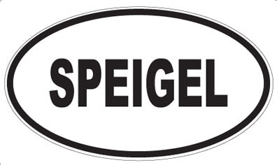 SPEIGEL - Oval Magnet