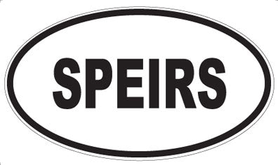SPEIRS - Oval Magnet