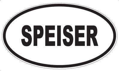SPEISER - Oval Magnet