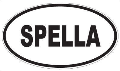 SPELLA - Oval Magnet