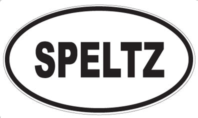 SPELTZ - Oval Magnet