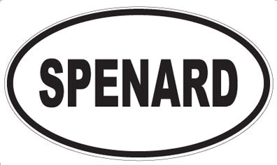 SPENARD - Oval Magnet