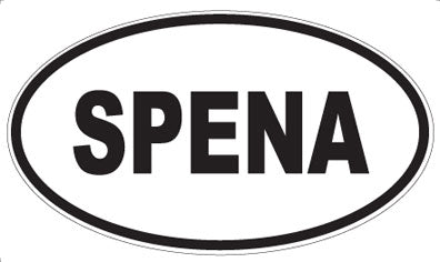SPENA - Oval Magnet
