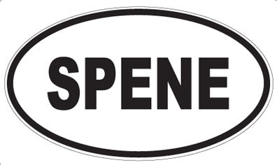 SPENE - Oval Magnet