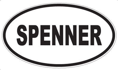 SPENNER - Oval Magnet