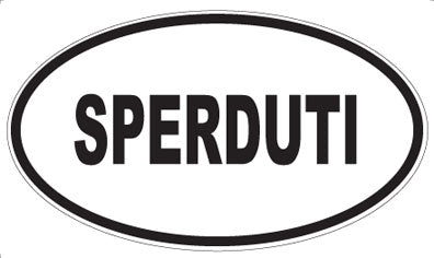 SPERDUTI - Oval Sticker