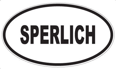 SPERLICH - Oval Sticker