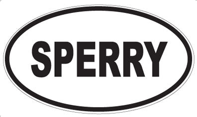 SPERRY - Oval Sticker