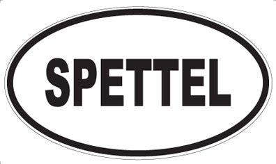 SPETTEL - Oval Magnet