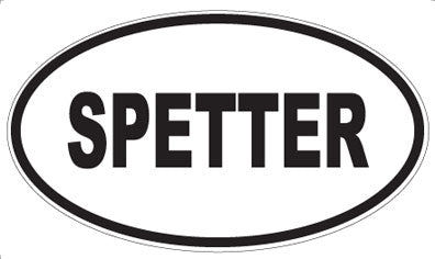SPETTER - Oval Magnet