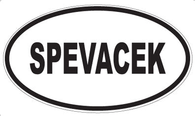 SPEVACEK - Oval Magnet