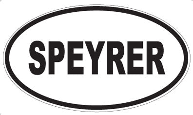 SPEYRER - Oval Magnet