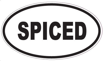 SPICED - Oval Sticker