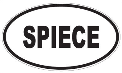SPIECE - Oval Sticker