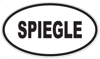SPIEGLE - Oval Magnet