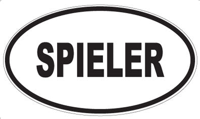 SPIELER - Oval Magnet
