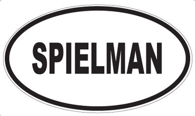 SPIELMAN - Oval Magnet