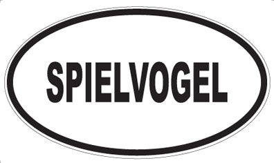 SPIELVOGEL - Oval Magnet