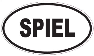 SPIEL - Oval Magnet