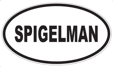 SPIGELMAN - Oval Magnet