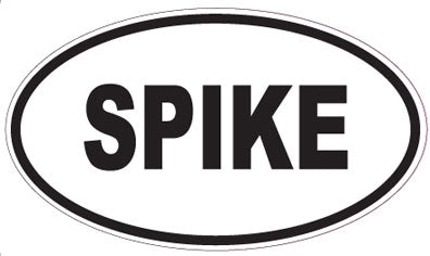SPIKE - Oval Sticker