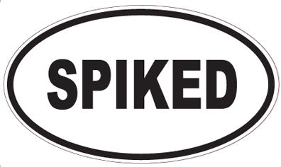 SPIKED - Oval Sticker