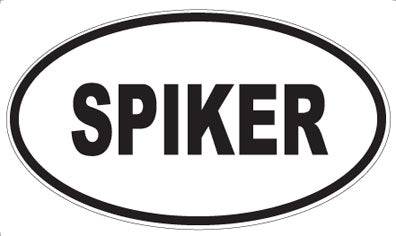 SPIKER - Oval Sticker