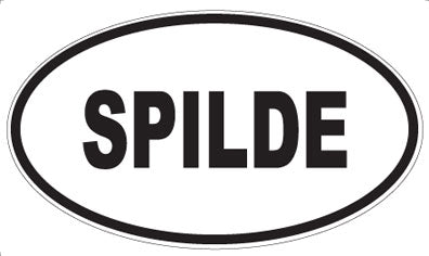 SPILDE - Oval Magnet
