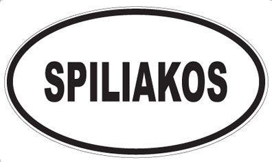 SPILIAKOS - Oval Magnet