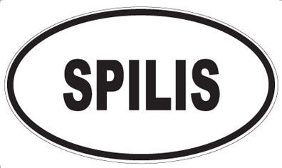 SPILIS - Oval Magnet