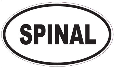 SPINAL - Oval Sticker