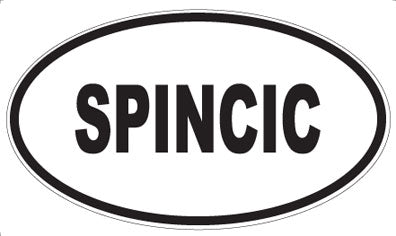SPINCIC - Oval Sticker