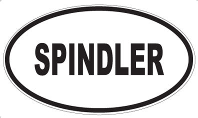 SPINDLER - Oval Sticker
