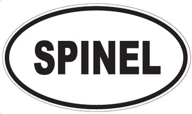 SPINEL - Oval Sticker